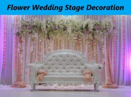 Flower Wedding Stage Decoration